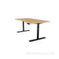 Electric height adjustable computer desk new design handset